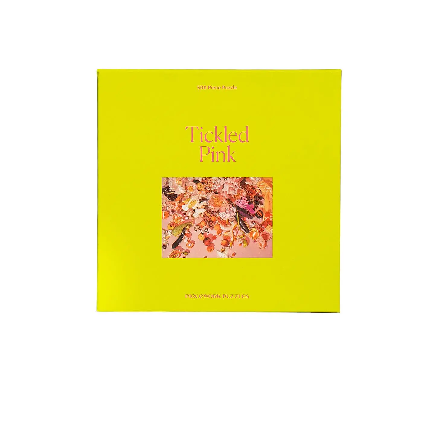 Piecework Tickled Pink 500 Piece Puzzle in Tickled Pink