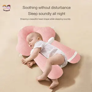 Baby Head Shaping Pillow, Soft Flat Head Prevention Sleeping Baby Head Pillow Bedding portable design bedpan Floral Print Foldable Baby Bed Floral Print Foldable Baby Bed newborn baby