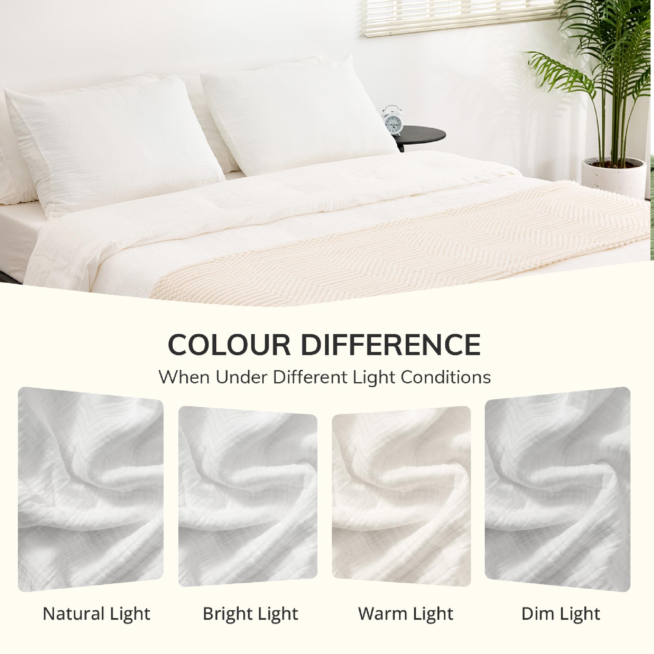 EGO Luxury 100% Cotton Duvet Cover Set, 3 Counts, Breathable & Ultra-Soft, Dual-Sided Design, 8 Corner Snap Buttons, Hidden Zipper, Eco-Friendly Bedding Comfortable