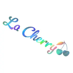 La Cherry Vinyl Decal Sticker UV & Waterproof Bumper Window Laptop Automotive Water Bottle Gift accessories – HOLO 7"
