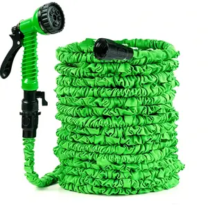 25FT Expandable Garden Hose, Water Pipe Flexible Hose with 7 Function Spray Nozzle for Watering Lawn Yard Garden Car Washing Pet Cleaning Easy Storage Ergonomic Design TikTokShopBlackFriday teenage boy gifts