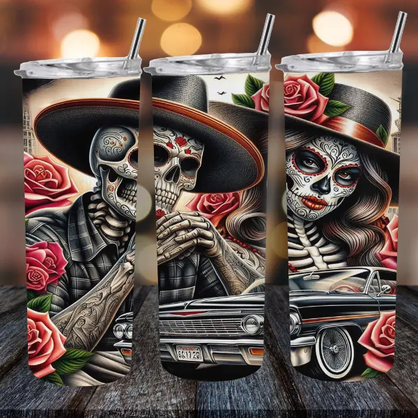 Stainless Steel Low Rider Love Tumbler For Your Hot and Cold Drinks