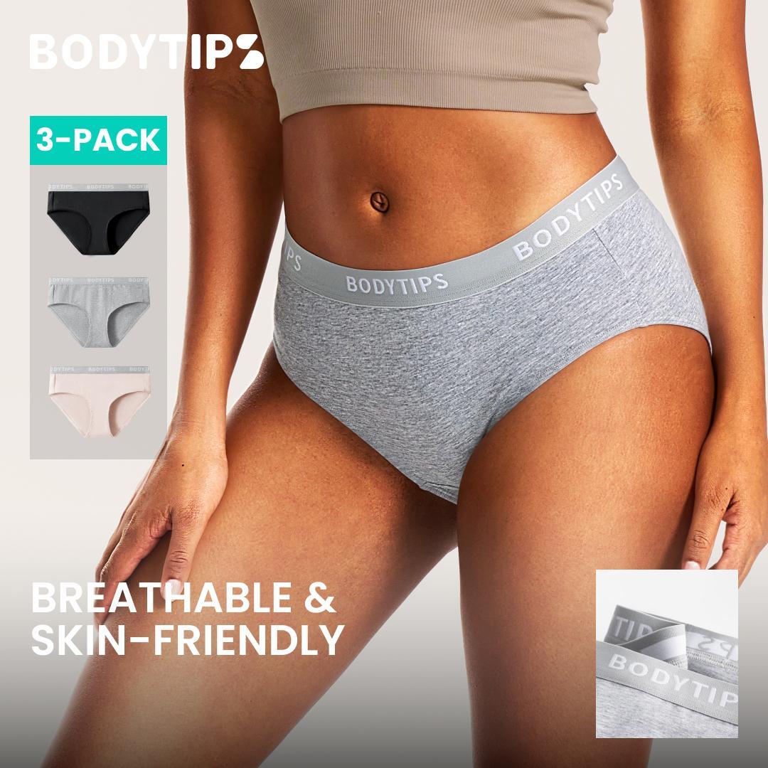 Bodytips Breathable Mid Rise Briefs Soft Skin Friendly Fit Design Seamless Smooth Finish Panties Popular Underwear Versatile Briefs For Daily Wear Work Office Home Lounge Casual Outfit All Day Use Classic Mid Rise Panties Invisible Look Flexible Structure