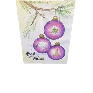Handpainted Holiday Greeting Cards - Perfect for Office Stationery Supplies