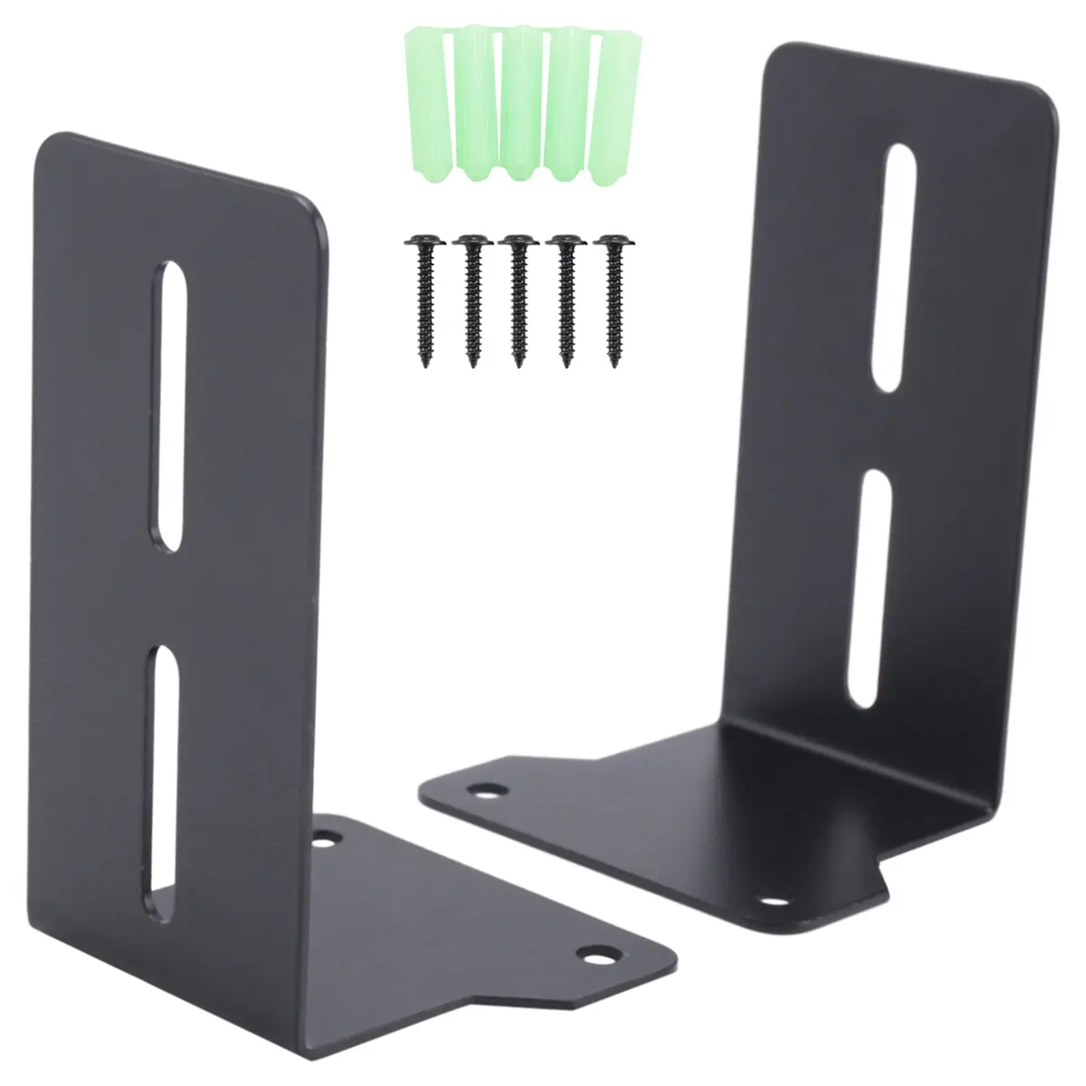 Universal Sound Bar Wall Mount Brackets - Easy-to-Install, Anti-Drop Wall Shelf Holder with Scratch-Resistant EVA Pad, Supports Up to 33 lbs for Motorcycle Frames & Fittings, Soundbar