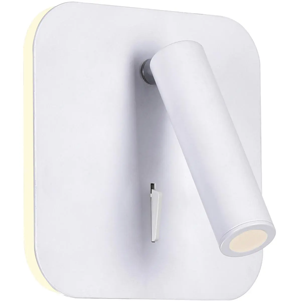 CWI Lighting Private I LED 6 inch Matte White Wall Sconce Wall Light 1242W6-103