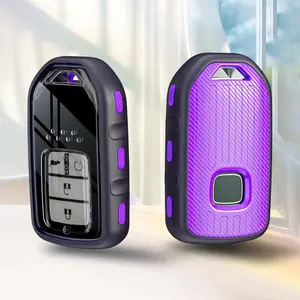 Honda Car Smart Key Protective Cover, Car Key Holder, 360 Degree Key Protector, Fits 11th Gen Civic Fk7, Accord Crv Odyssey XR-V Hr-V