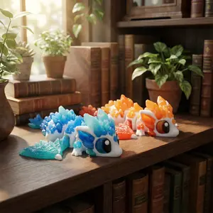 3-Piece Dragon Figurines Set, High-End Home Office Decor, Perfect Easter Basket Gift, Birthday Present Idea