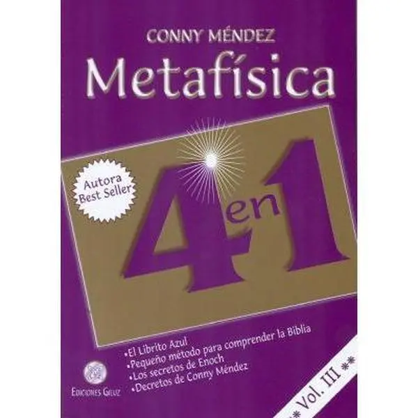 USED Book - Metafisica 4 en 1. Vol III (Spanish Edition) by Conny Mendez (Paperback) - spanish