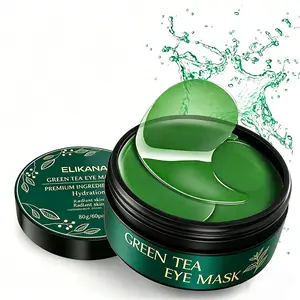 Green tea eye mask, Rich in hyaluronic acid and glycerin, Moisturizing, Hydrating and Nourishing Eye Area, Gentle Ingredients for Eye Care.