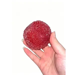 Handcrafted Crystal Slushy Ball Squishy Toy, Squishy Stress Balls Soft Stress Relief Fidget Sensory Grippie Set for Relaxation and Gift Giving