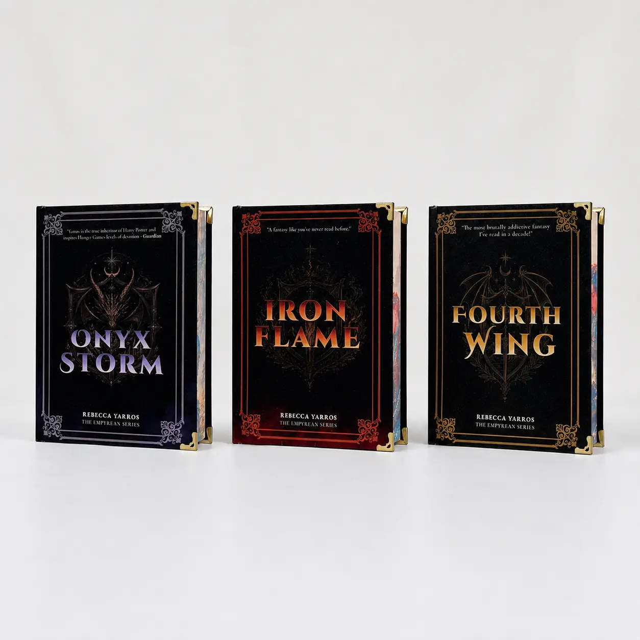 The Empyrean Series 3-Book Set – Dragon Rider Fantasy Romance Hardcover, Special Edition Books for Bookshelf