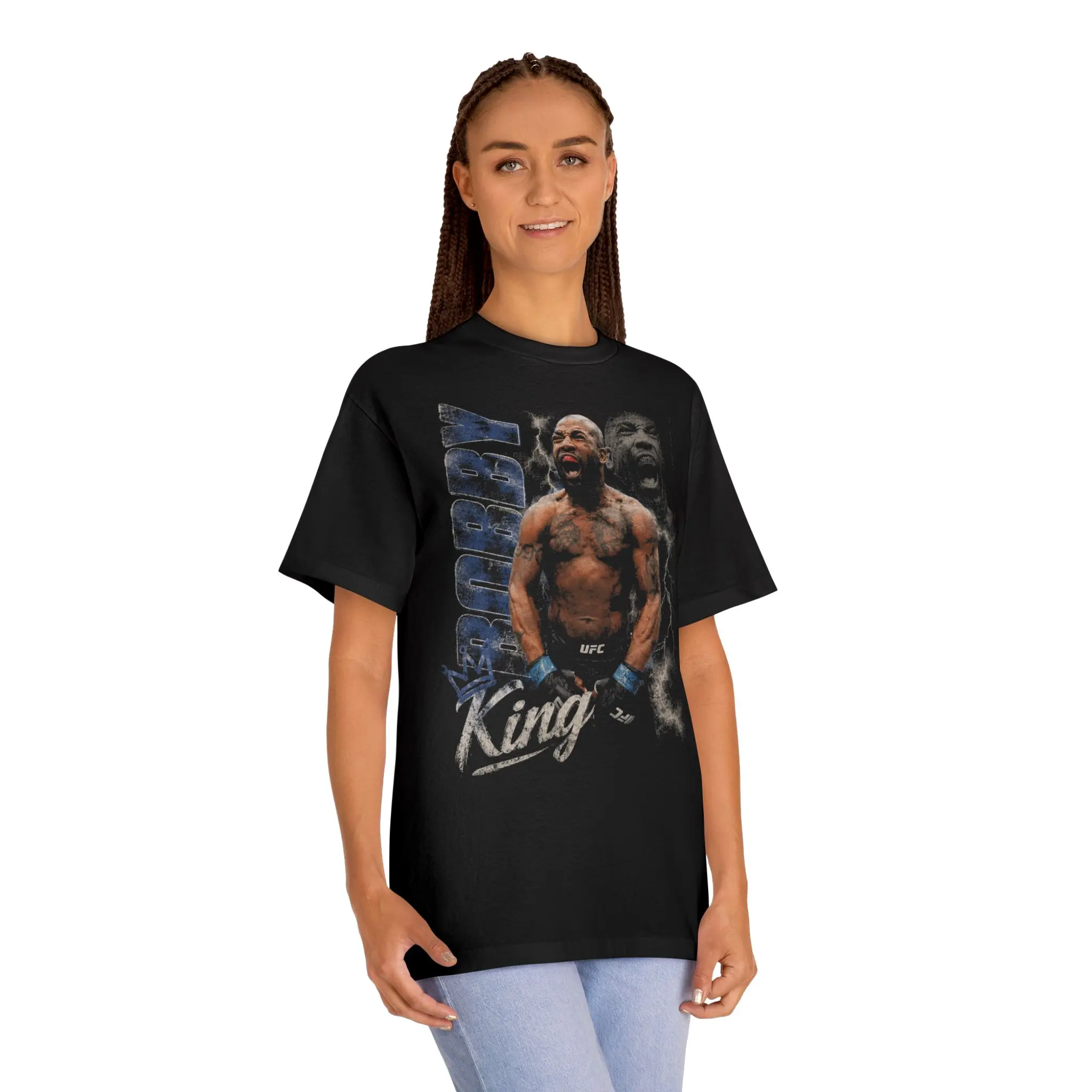 Bobby King Green Vintage graphic UFC Tee