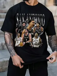 Wembanyama Basketball Shirt, Streetwear Graphic Tee, T-Shirt Unique Sports Fan Apparel Gift for Him Her