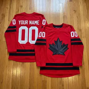 Custom 2026 Canada Hockey Jersey – Personalization Canada Hockey Jersey - Adult Sizes S–5XL, Team Canada hockey Jersey