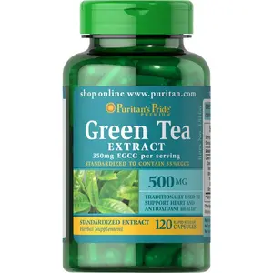 Puritan's Pride Green Tea Extract 500 mg-120 Capsules