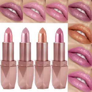Fine shimmering pearl lip gloss, waterproof, anti smudging, long-lasting luster, non greasy
