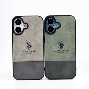 Suitable for iPhone 17 16 15 14 13 high-end environmentally friendly leather shockproof phone case