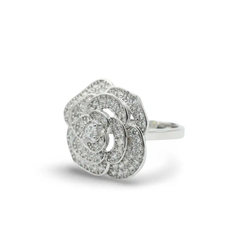 Rose Ring Sterling Silver 925