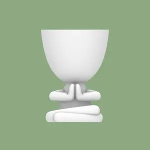 Yoga pose 3. 3D printed planter