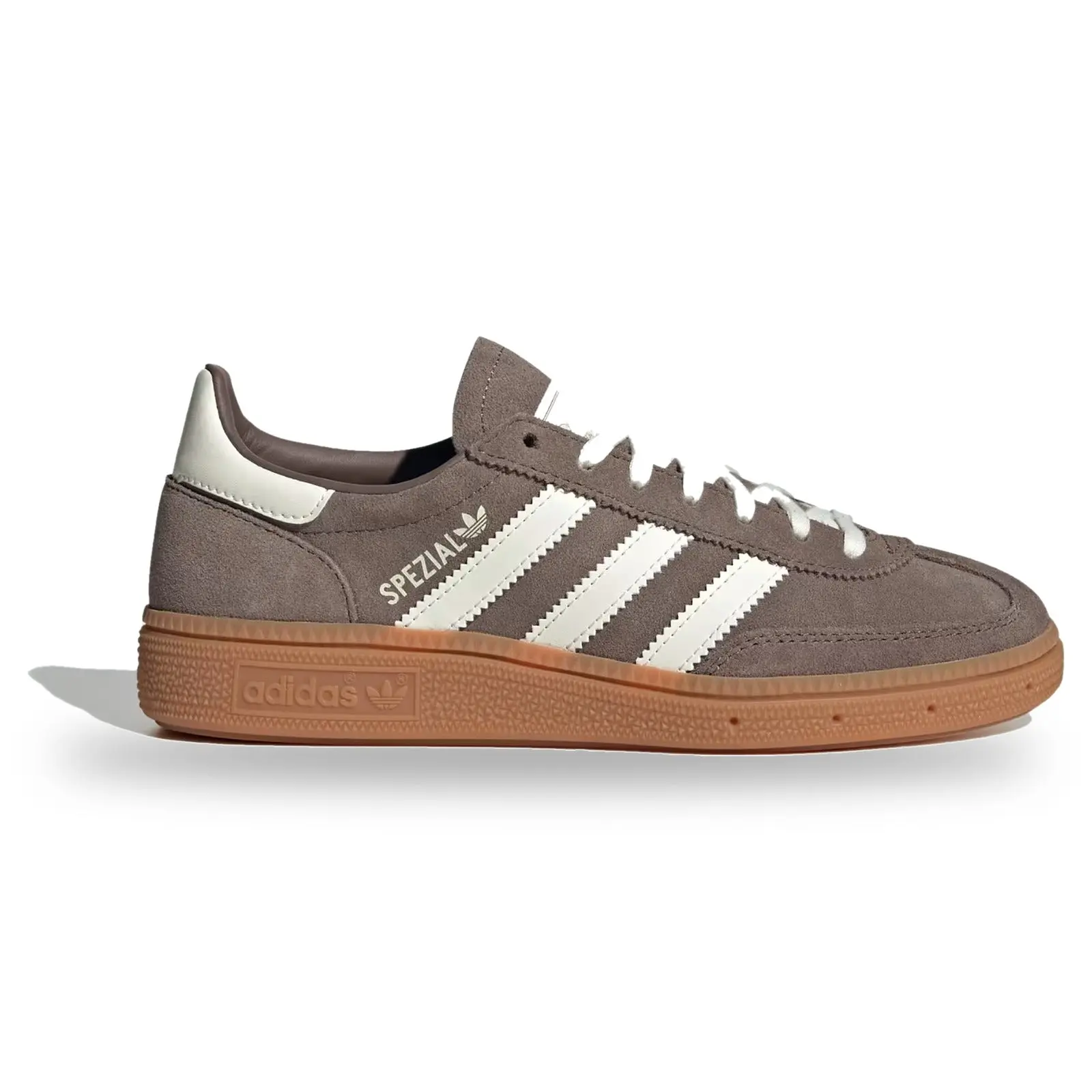 Adidas Youth Handball Spezial Suede Sneakers, Casual Low-Top Trainers in Earth Strata Gum Brown, Brand New & Original (KI4016), Us Youth Sizes, Us 3.5Y / 4.5W