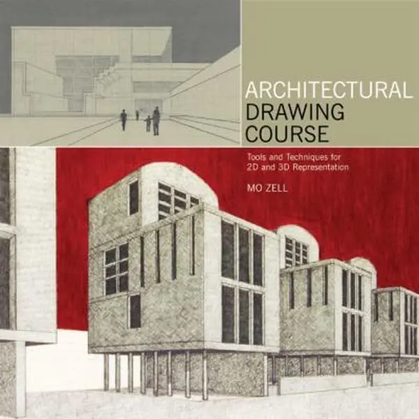 USED Book - Architectural Drawing Course: Tools and Techniques for 2D and 3D Representation by Mo Zell (Paperback) - english