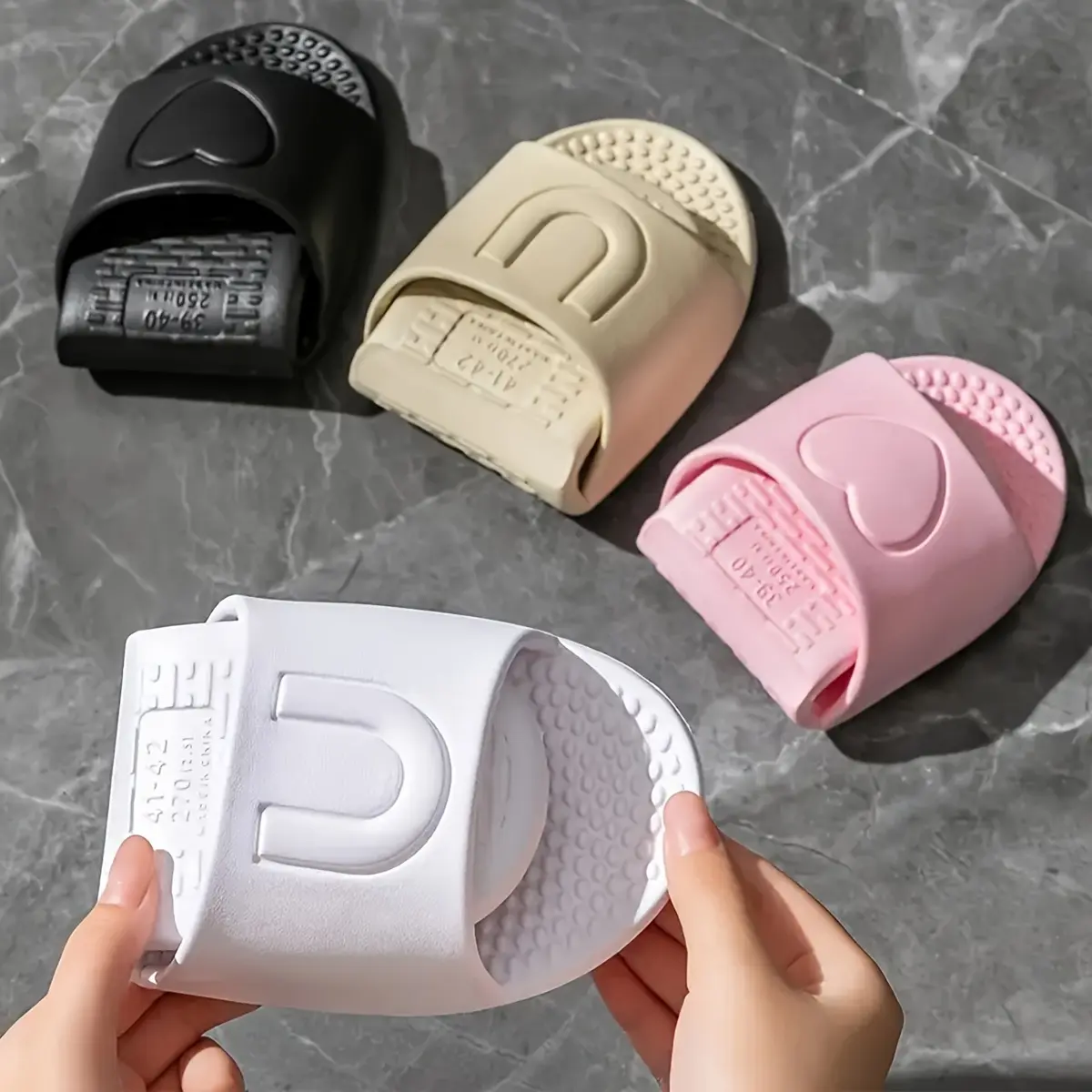Reusable Foldable Travel EVA, Disposable Hotel Alternative, Ultra Compact Easy to Carry Non-Massage Sole Shower Beach, Women Shoes