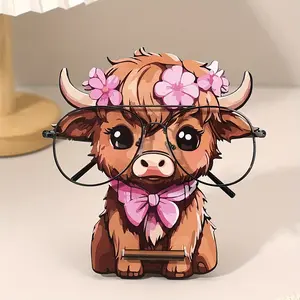 Unique Animal-Shaped Wooden Eyeglasses Frame, Natural Odorless Design, Perfect Gift for Family and Friends, Suitable for All Holidays