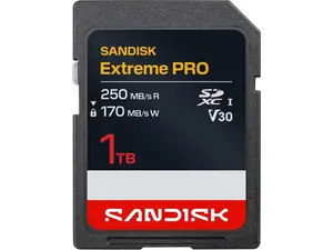 SanDisk Extreme Pro 1TB Secure Digital Extended Capacity (SDXC) Memory Card Model SDSDXXJ-1T00-GSCIN