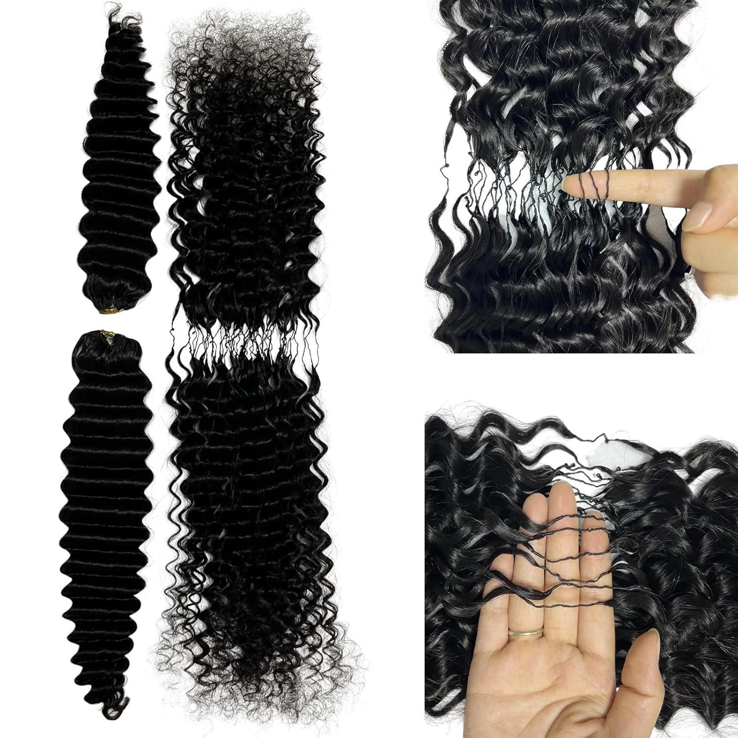 [NEW ARRIVAL]ISEE HAIR Crochet Human Hair, Designed for Miracle Knots Pre-Separated 50g/Pack-Knotless Boho Braids Plush Texture Time-Saving Wear