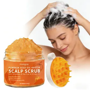 Gentle Scalp Exfoliating Scrub - Deep Cleanse Dead Skin Cells, Nourish & Moisturize Scalp, Boost Hair Growth, Refresh & Soothe - Natural Sugar/Sea Salt Formula, Non-irritating, Suitable for All Scalp Types, 100g