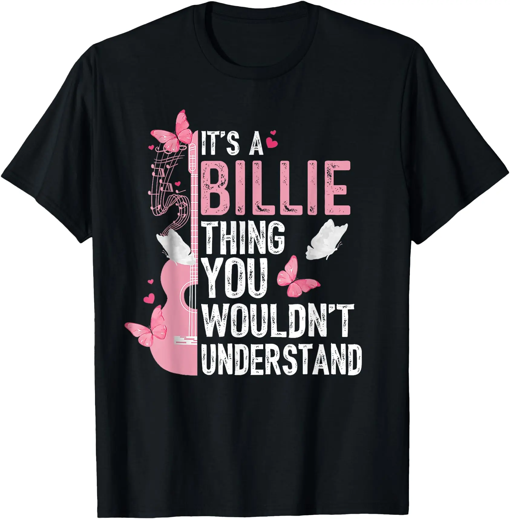 Men's Classic Unisex Graphic Tshirt - "It's A Billie Thing You Wouldn't Understand" Print, 100% Cotton Breathable Casual Fabric Relaxed Fit Crewneck Top, Menswear, Round Neck, Soft, Tee, Comfy, Shortsleeve, Breathable Fabric, Billie Quote, Crew Neck, Shor
