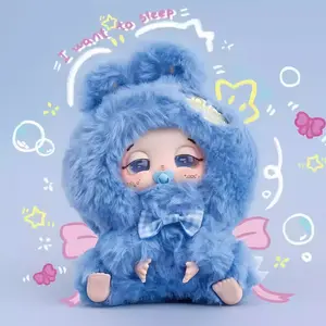 Baby Three-Kun Bao Dou Do Lucky Pack SurpriseBlind Box, Bunny Plush Dolls, Stuffed Animal，Soft FurryCollectibles, Backpack or clothing decoration