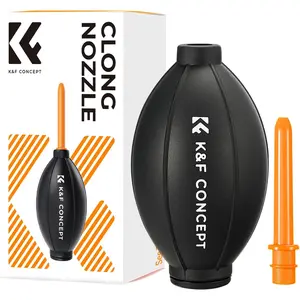 K&F CONCEPT Lens Air Blower, Rubber Bulb Air Pump Dust Blower Cleaner, with Long Nozzle for Cell Phone, Tablet, Camera Lens Sensors, Keyboard,Telescopes