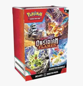 Pokémon TCG : OBsidian Flames Booster Bundle ( 6 packs )