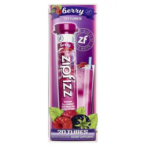 Zipfizz Drink Mix, Berry, 20 Tubes, 0.39 oz (11 g) Each