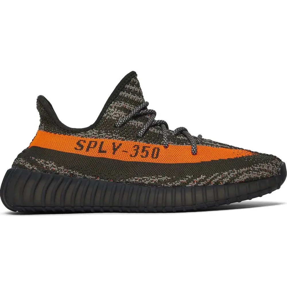 Adidas Yeezy Boost 350 “Carbon Beluga” Comfort Fashion Sneakers Closed Trainer