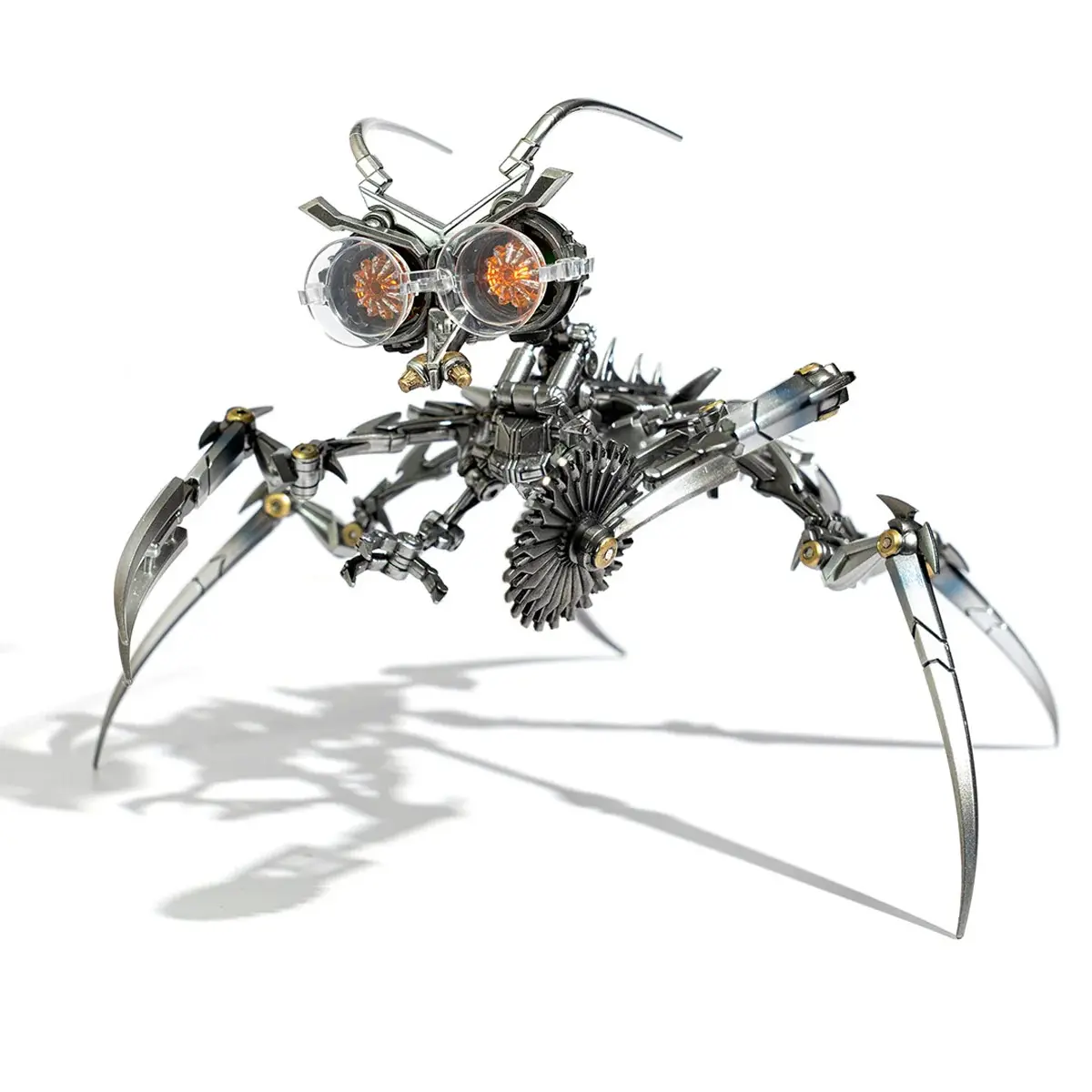 Killerbody Metallic Model Figure - Multi-Jointed Collectible Action Figurine with 32 Joints, Dynamic Poses Capability, Weathered Look Design