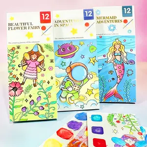 Mess Free Paint with Water Coloring Books forkids,Watercolor Painting Set for Toddlers,Art and CraftDrawing Activities Gifts for Kids Ages 4 5 6 7 8+,TravelActivity Toys - Princess