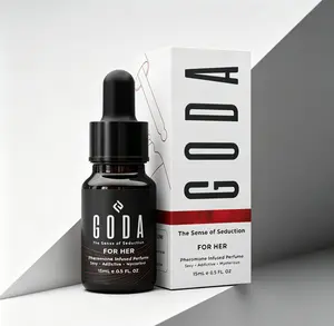 GODA Original Pheromone Perfume For Women 15ml Long Lasting Elegant Floral Fragrance Classic Jasmine & Rose Natural Alluring Scent Vegan Cruelty-Free Portable Daily Ladies Perfume
