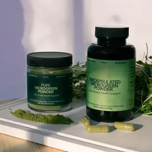 Encapsulated Microgreen Powder Daily Wellness Supplement