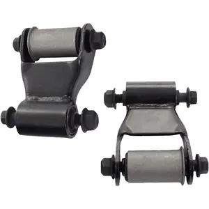 Pair 722-020 Leaf Spring Shackle Rear Shackle Repair Kit Compatible with 1997-10 Dodge Dakota Van Raider Left LR & Right RR Side