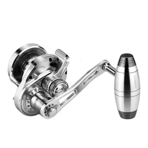 Gomexus LS20 II Slow Pitch Jigging Reel – T-Bar Handle, 6.5:1 High Speed, 25LB Drag, Deep Sea Offshore Fishing Reel
