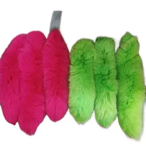 Colored foxtail chain