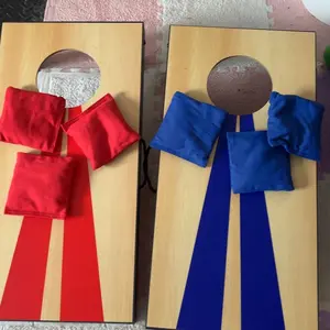 GoSports Portable Junior Size Cornhole Game Set - Wood