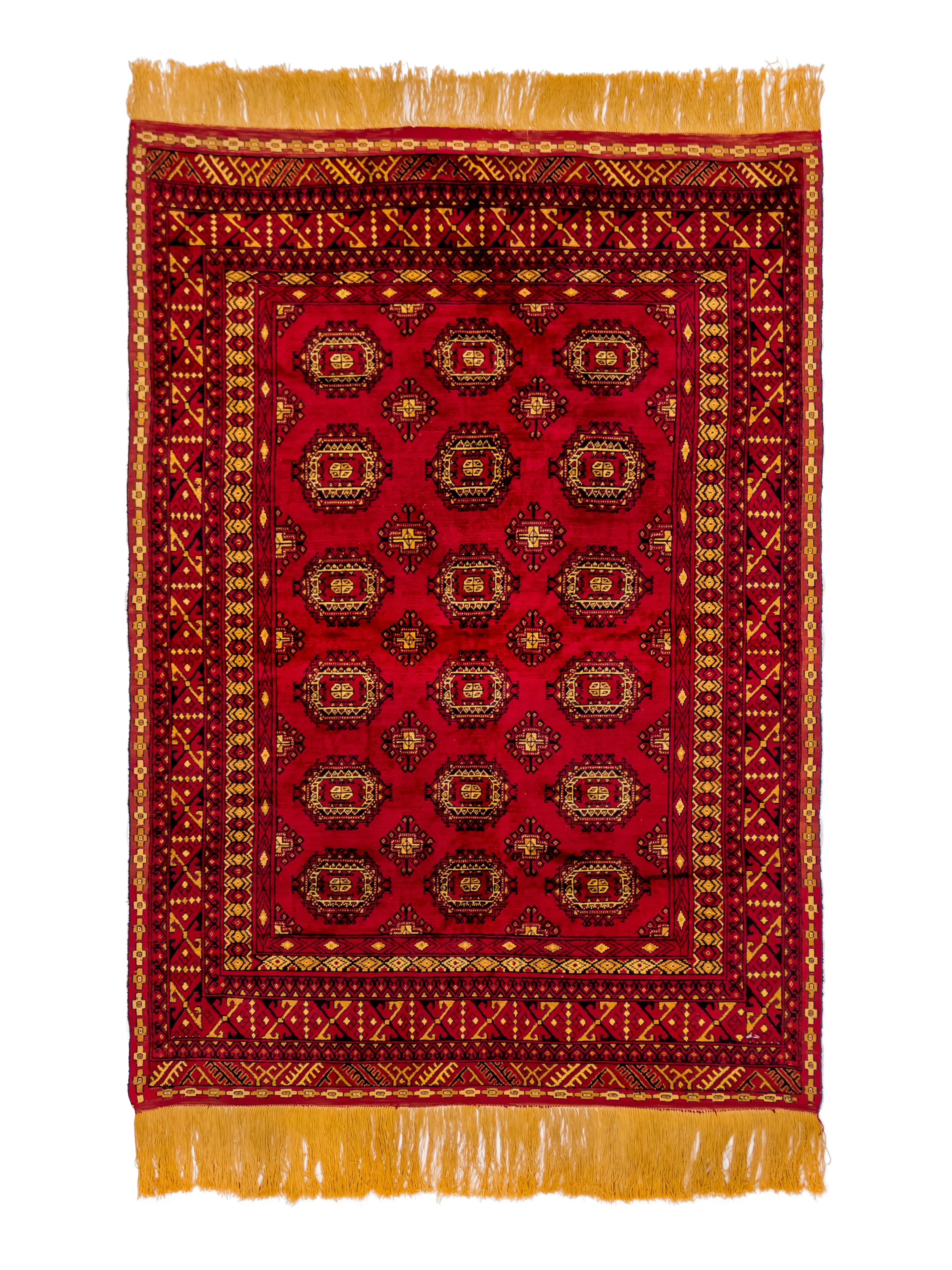 946 - Unique Pure Silk Handmade Persian Baluch Rug