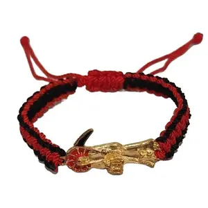 Santa Muerte Protection Bracelet -Unisex, Durable Fabric