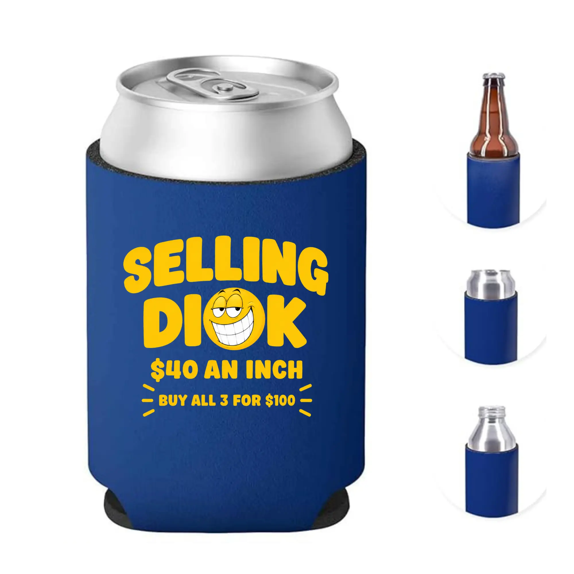 SELLING DI@K 40 AN INCH Funny Can Cooler, Koozie