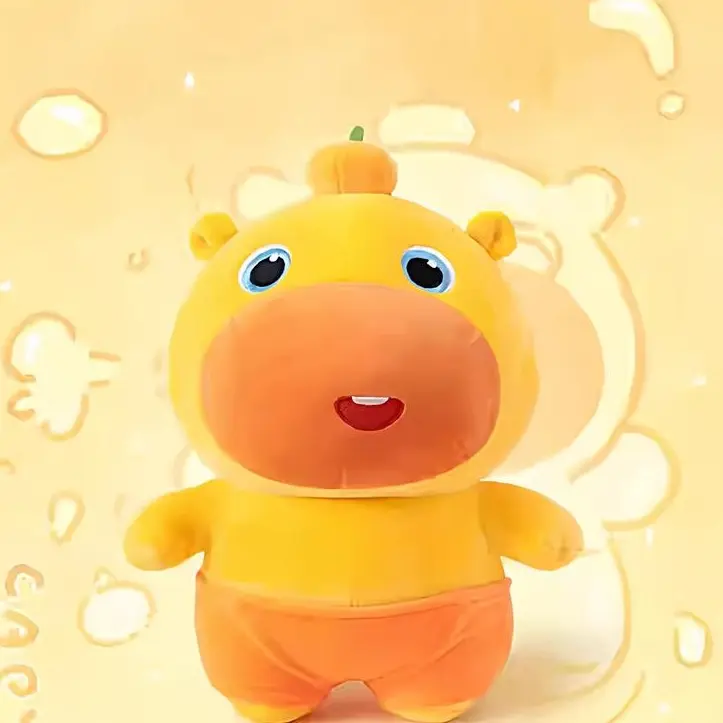 MINISO Capybara Plush Toy - Cute Collectibles, Adorable Sleepy Design Stuffed Animal Doll - Decoration, Perfect Gift for Family of All Ages