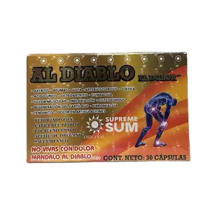 Al Diablo Antioxidante by Supreme Sum - 30 Capsules for Arthritis, Reumas, Gout, Osteoarthritis & More - Original Formula